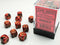 Chessex: 12 mm D6 Dice Block (36 count) - Gemini Black-Red/Gold