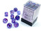 Chessex: 12mm D6 Dice Block (36 dice) - Nebula Nocturnal/Blue