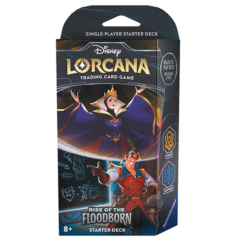 Lorcana: Rise of the Floodborn - Starter Deck (Amber & Sapphire)
