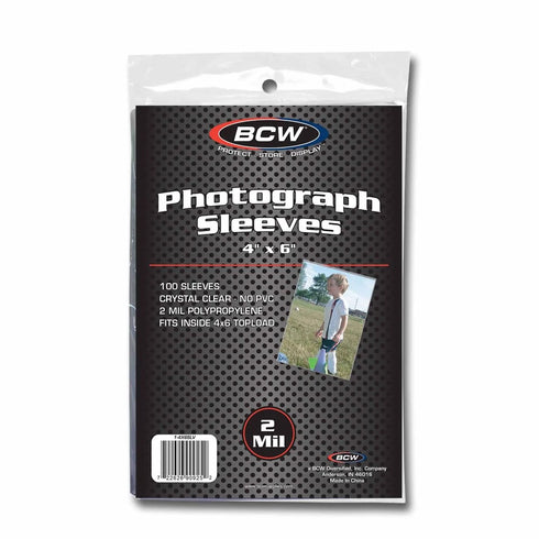 BCW: 4 x 6 Photo Sleeves