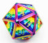 Dice For All: 7 Piece Metal RPG Dice Set - Rainbow Pride Flag