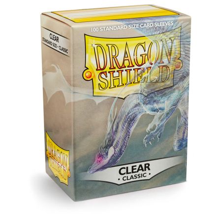 Dragon Shield: 100 Standard Size Classic Sleeves - Clear