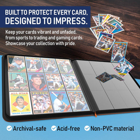 Invested Alliance: Premium TCG Card Binder - Orange