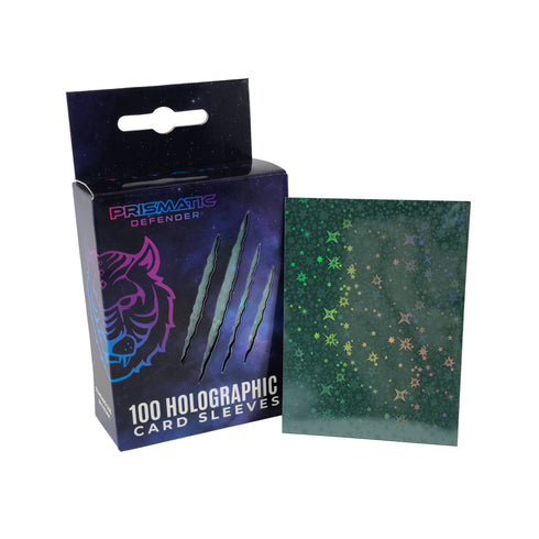 Prismatic Defender: Holographic Card Sleeves - Standard Size