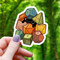 Mimic Co: Cat Amongst Polyhedral Dice Sticker - 3"