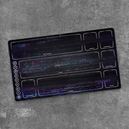 Kraken Dice: Riftbound Playmat with Zones - Full Color Glitch