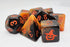 Halloween Pumpkin RPG Dice Set