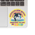 J&M: ADHD Funny Mental Health Neuro High Quality Vinyl Sticker