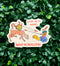 Beeftopia: Yeah, We're Weird... Keep Scrolling Medieval Vinyl Sticker