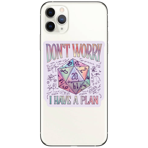 J&M: I Have a Plan Dice Game High Quality Vinyl Sticker