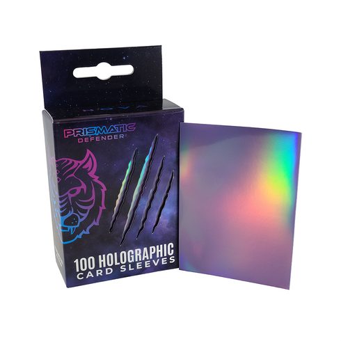 Prismatic Defender: Holographic Card Sleeves - Standard Size