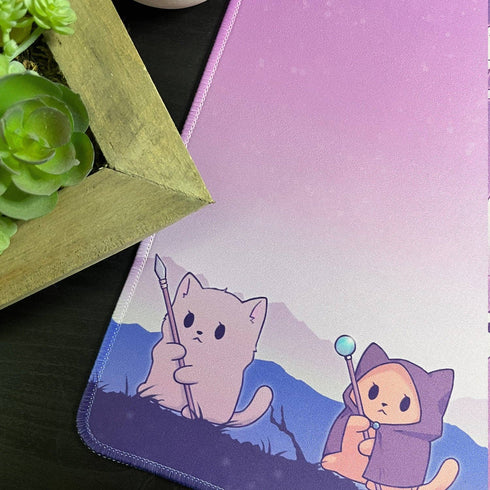 ManaCat: Snow Cats Playmat