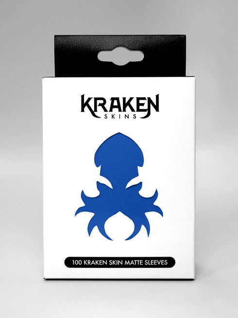 Kraken Skins: 100 count Matte Sleeves - Ultramarine Blue