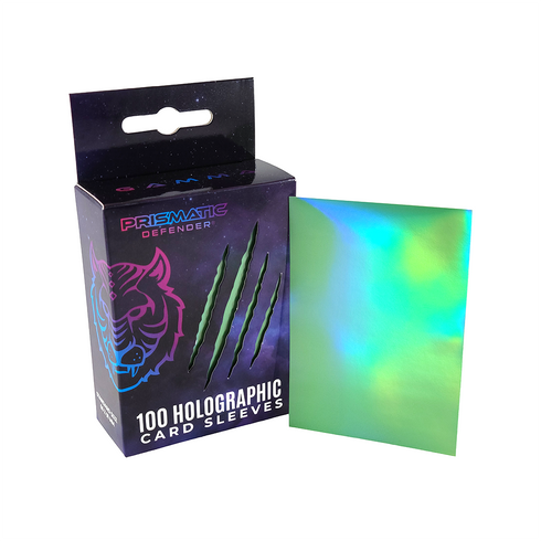 Prismatic Defender: Holographic Card Sleeves - Standard Size