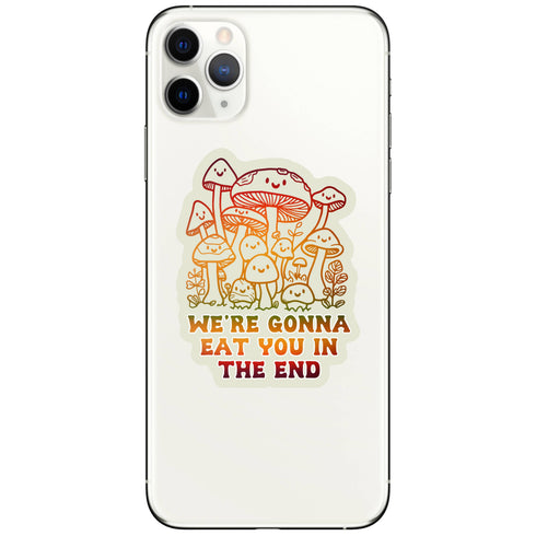 J&M: Mushroom Fungi Forage Funny High Quality Vinyl Sticker
