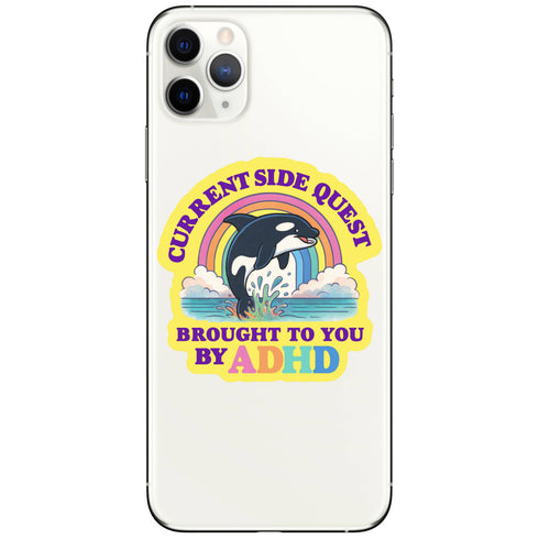 J&M: ADHD Funny Mental Health Neuro High Quality Vinyl Sticker