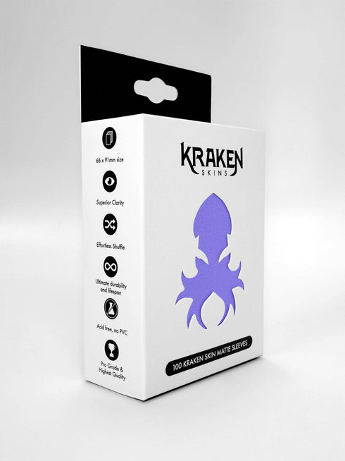 Kraken Skins: 100 count Matte Sleeves - Orchid