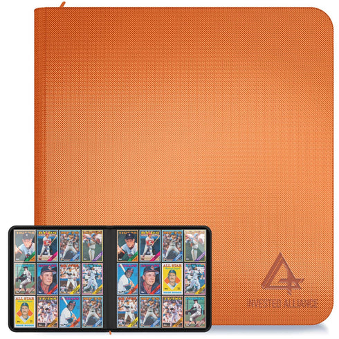 Invested Alliance: Premium TCG Card Binder - Orange