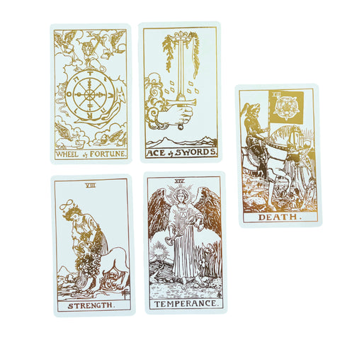 Rider-Waite Tarot Deck and Guide: White Gold Edition