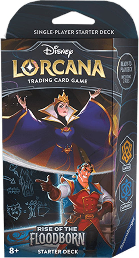 Lorcana: Rise of the Floodborn - Starter Deck (Amber & Sapphire)