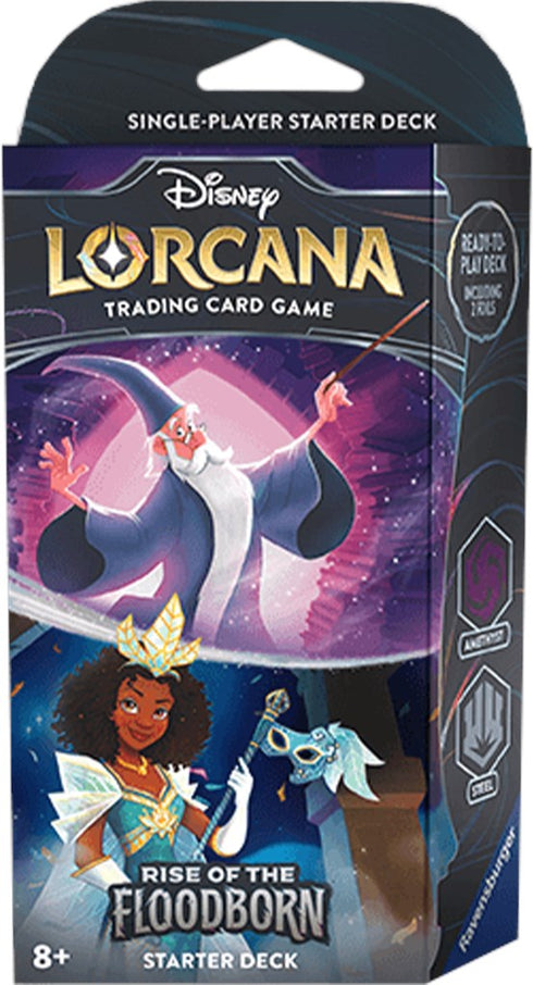 Lorcana: Rise of the Floodborn - Starter Deck (Amethyst & Steel)