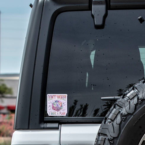 J&M: I Have a Plan Dice Game High Quality Vinyl Sticker