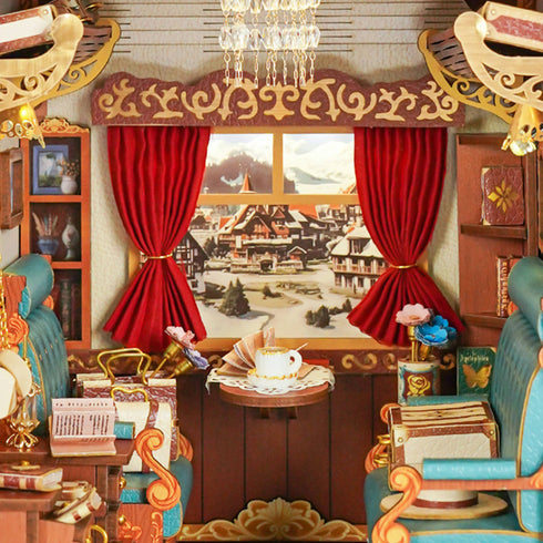 DIY Book Nook Kit: European Travels (Motion Scene)