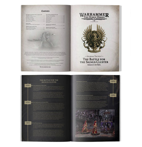 PREORDER Warhammer 40,000: The Horus Heresy - Journal Tactica: The Battle for the Signus Cluster - Assault on Kol