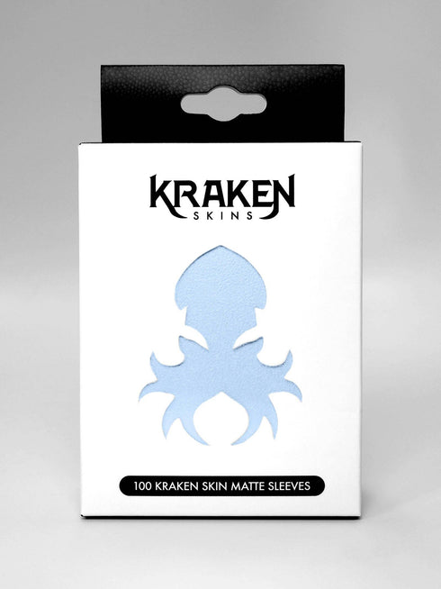 Kraken Skins: 100 count Matte Sleeves - Powder Blue