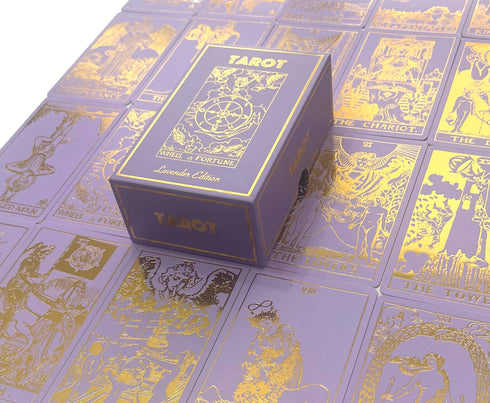 Rider-Waite Tarot Deck and Guide: Lavender Gold Foil Edition