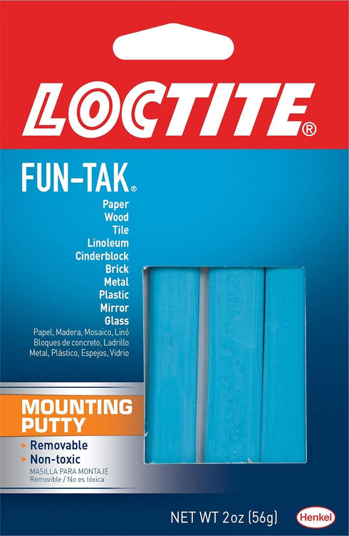 Loctite Fun-Tak Mounting Putty, 1 Wallet 2oz