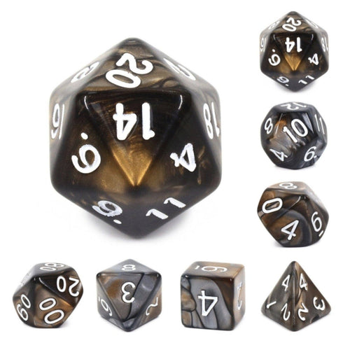 Foam Brain Games: RPG Dice Set - Bronze Coins
