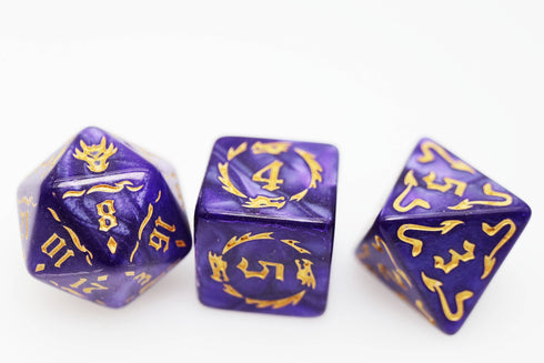 Drake's Flight: Enchanting RPG Dice Set