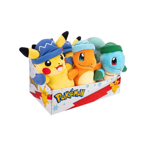 Pokemon 8" Winter Themed Plush Assortment in Display
