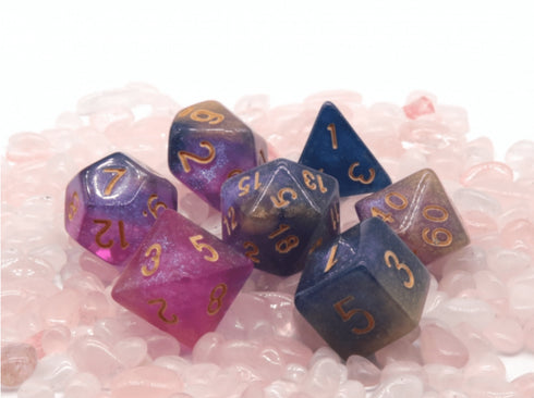 Foam Brain Games: RPG Dice Set - Andromeda’s Nebula