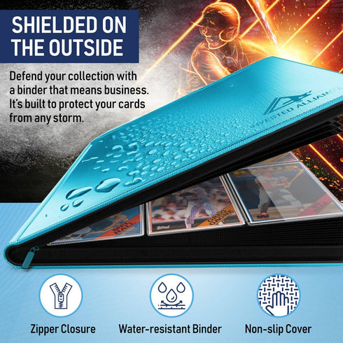 Invested Alliance: Premium Toploader Binder - Teal