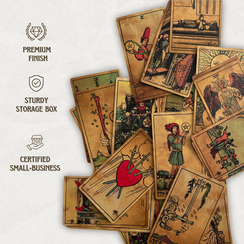 Rider-Waite Tarot Deck & Guide: Antique Edition