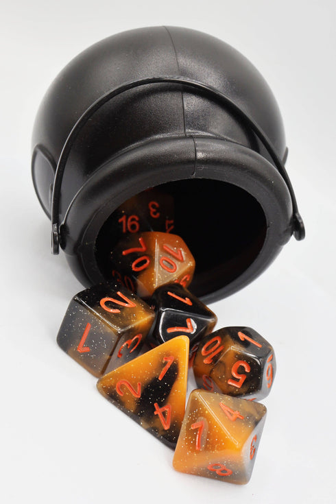 Halloween Pumpkin RPG Dice Set