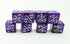Foam Brain Games: 8 Piece +1/+1 Counter Dice - Pearl Purple