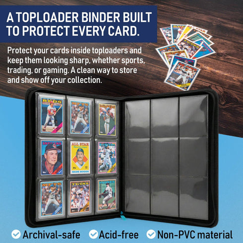 Invested Alliance: Premium Toploader Binder - Teal