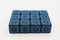 Foam Brain Games: 12 piece D6 Dice Set - Magic Burst Blue
