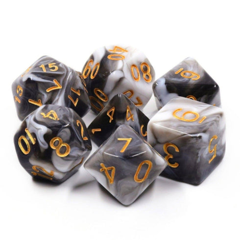 Espresso Cream RPG Dice Set