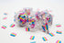 Dice For All: 7 Piece RPG Dice Set - Pansexual Flag