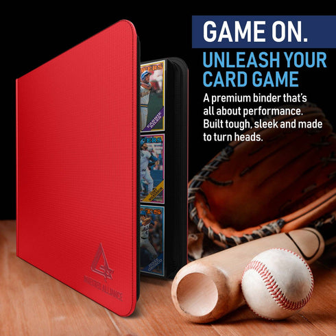 Invested Alliance: Premium TCG Card Binder - Red