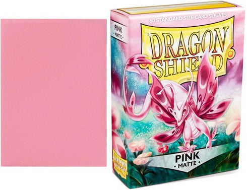 Dragon Shield: 60 standard Matte Sleeves - Pink