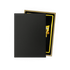 Dragon Shield: 100 Standard Size Dual Matte Sleeves - Black & gold