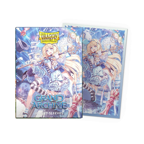 Dragon Shield Sleeves: Standard Matte Dual Art Grand Archives - Alice, Golden Queen 100CT