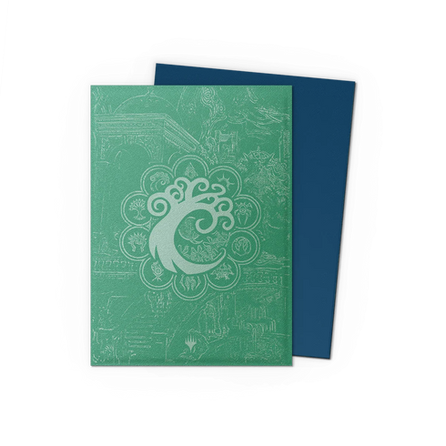 Dragon Shield: 100 Standard Size Matte Sleeves - Guildpact Series (Simic Combine)