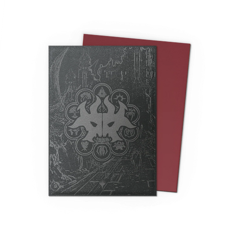 Dragon Shield: 100 Standard Size Matte Sleeves - Guildpact Series (Cult of Rakdos)