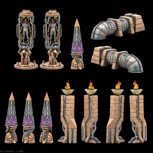 Marvel: Crisis Protocol - Dark Future Terrain Pack